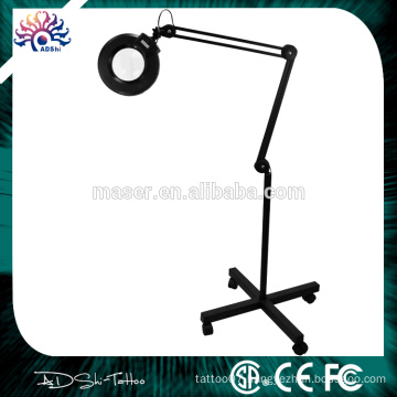 Led floor magnifying glass tattoo lamp with cold light